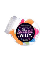 Load image into Gallery viewer, Addiction Silly Willy Glow In The Dark Silicone Dildo - Glow In The Dark/Multicolor
