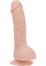 Load image into Gallery viewer, Addiction Toy Collection Brad Silicone Dildo with Balls - Flesh/Vanilla - 7.5in
