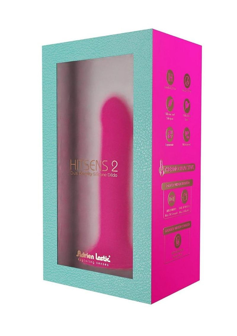 Adrien Lastic Hitsens 2 Dual Dense Silicone Dildo - Pink