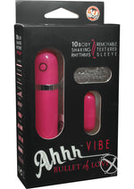 Load image into Gallery viewer, Ahhh Vibrating Bullet Of Love with Remote Control - Pink
