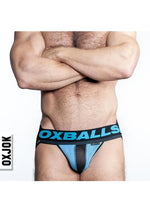 Load image into Gallery viewer, Airmesh Upthrust Slider-Strap Jock - Sky Blue - Small