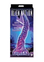 Load image into Gallery viewer, Alien Nation Serpentine Silicone Dildo - Pink/Purple
