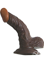 Load image into Gallery viewer, All American Whoppers Dildo with Balls - Chocolate - 5in
