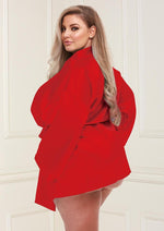 Load image into Gallery viewer, All Satin Robe - Red - Queen