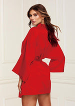 Load image into Gallery viewer, All Satin Robe - Red - One Size