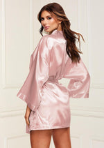 Load image into Gallery viewer, All Satin Robe - Gold/Rose Gold - One Size
