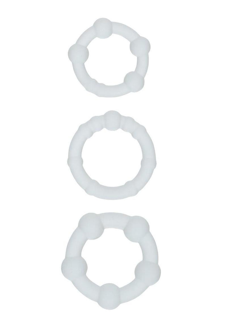 Alpha Liquid Silicone Beaded Rings