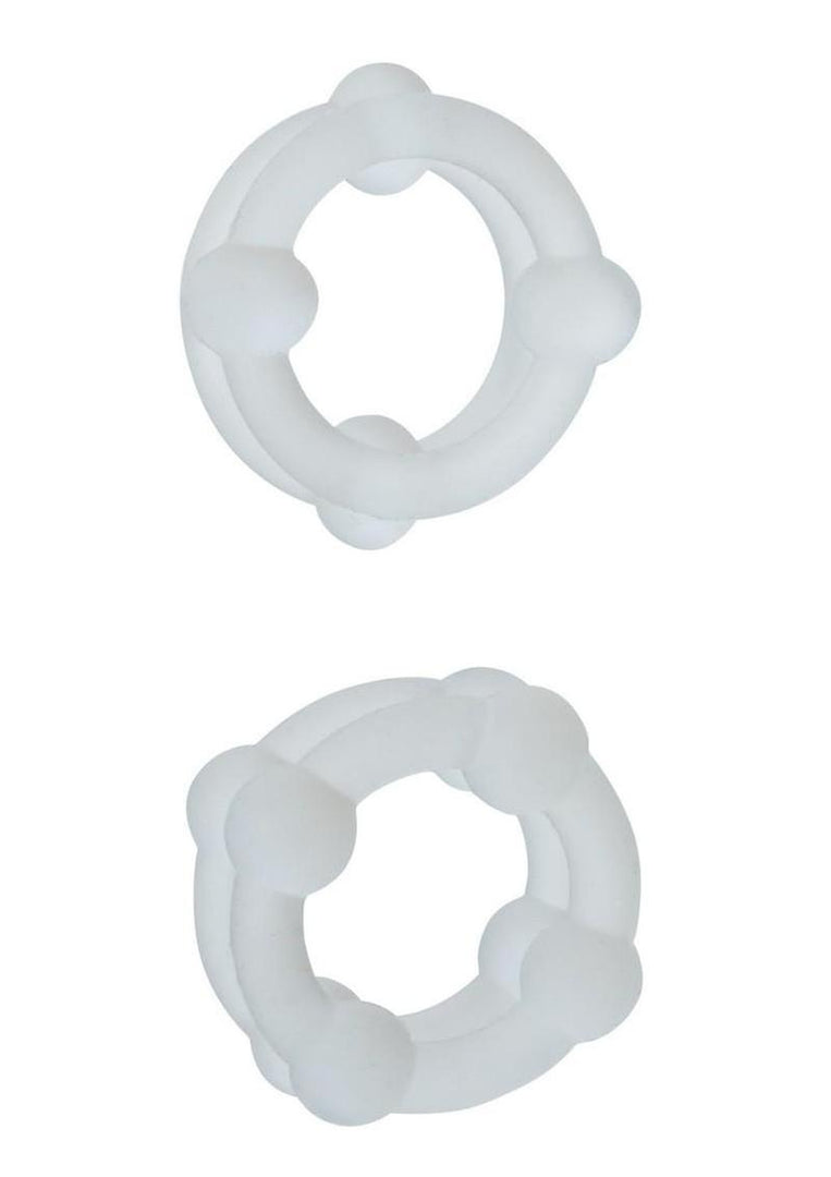 Alpha Liquid Silicone Double Stacker Rings