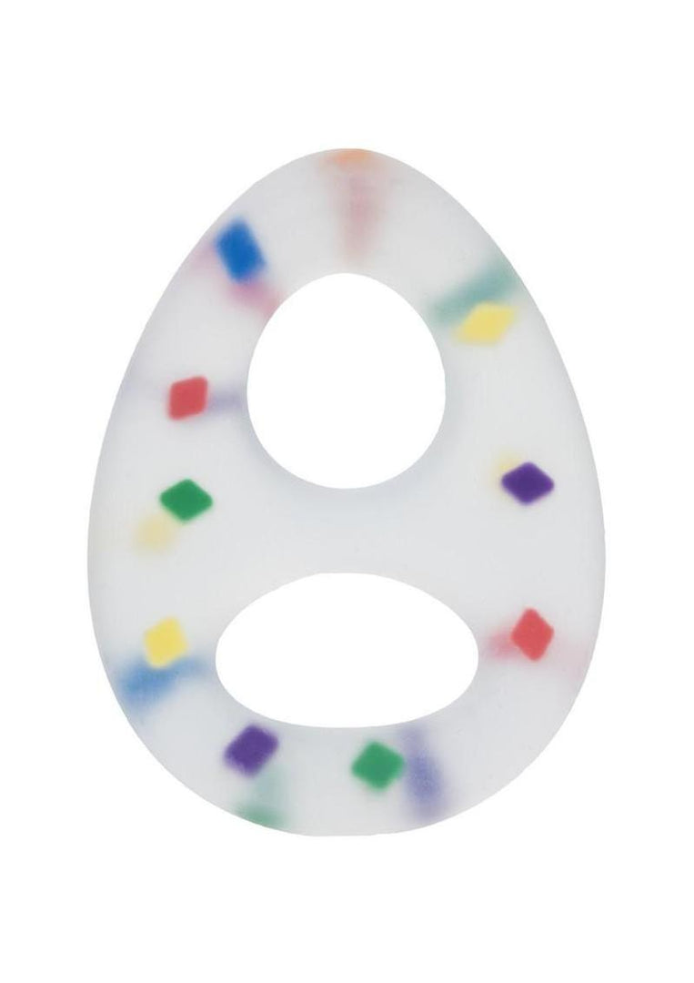 Alpha Liquid Silicone Dual Party Ring - Multicolor