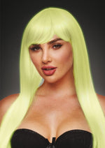 Load image into Gallery viewer, Amber Glow In The Dark Wig - Glow In The Dark/White
