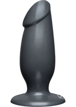 Load image into Gallery viewer, American Bombshell Fat Man Dildo - Grey/Gun Metal - 7in
