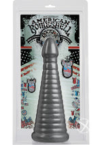 Load image into Gallery viewer, American Bombshell Rockeye Dildo - Grey/Gun Metal - 11in