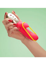 Load image into Gallery viewer, Amorino Silicone Vibrator with Clitoral Stimulator
