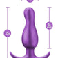 Anal Adventures Matrix Quantum Plug Silicone Anal Plug - Galatic