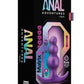 Anal Adventures Matrix Supernova Plug Silicone Anal Plug - Galatic - Purple