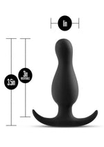 Load image into Gallery viewer, Anal Adventures Platinum Curve Silicone Butt Plug
