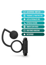 Load image into Gallery viewer, Anal Adventures Platinum Silicone Anal Ball with Vibrating Cock Ring
