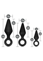 Load image into Gallery viewer, Anal Adventures Platinum Silicone Loop Plug Kit