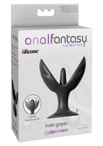 Load image into Gallery viewer, Anal Fantasy Collection Insta-Gaper Silicone Plug Expander - Black