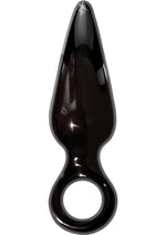 Load image into Gallery viewer, Anal Fever Glass Pleasure Plug - Ass Glass - Black - 5in