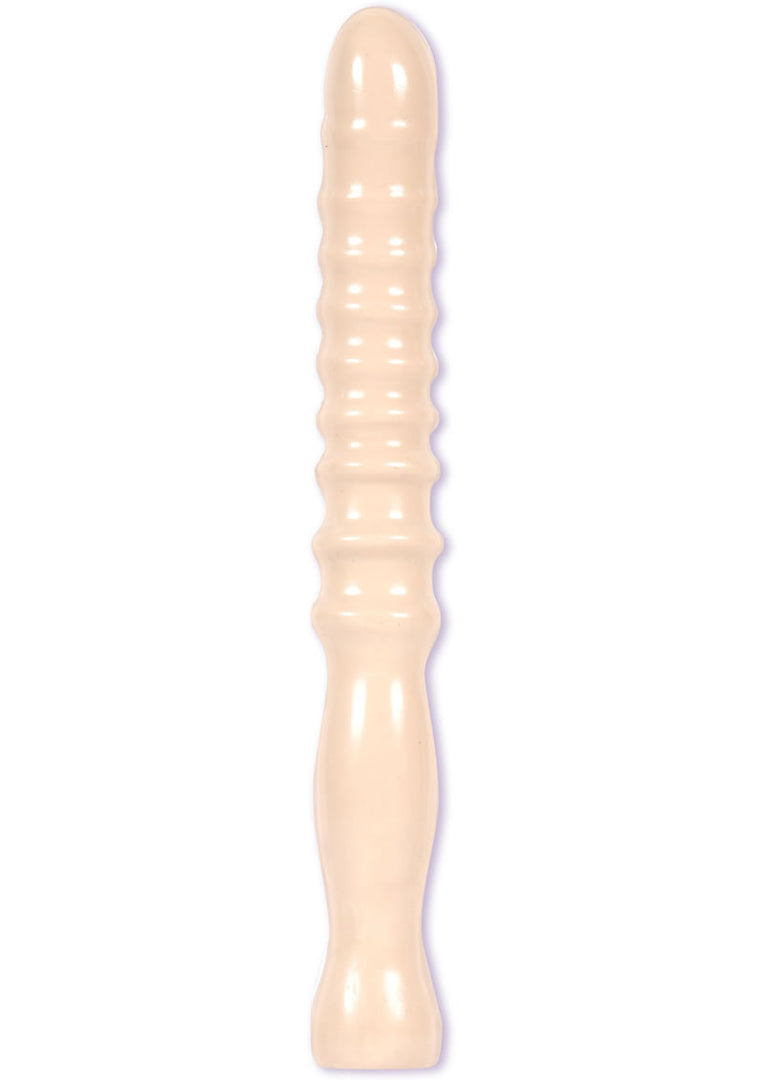 Anal Twist Probe with Easy-Grip Handle - Vanilla