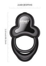 Load image into Gallery viewer, Anello App Control Vibrating Silicone Rechargeable Cock Ring with Clitoral Stimulator