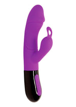 Load image into Gallery viewer, Ares 2.0 Rechargeable Silicone Double Stimulator - Black/Purple
