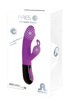 Load image into Gallery viewer, Ares 2.0 Rechargeable Silicone Double Stimulator - Black/Purple
