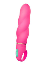 Load image into Gallery viewer, Aria Amazing AF Rechargeable Silicone Vibrator - Fuchsia/Pink
