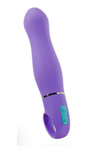Load image into Gallery viewer, Aria Exciting AF Silicone Rechargeable Vibrator - Blue/Indigo
