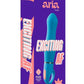 Aria Exciting AF Silicone Vibrator - Blue