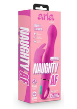 Load image into Gallery viewer, Aria Naughty AF Rechargeable Silicone Vibe - Plum/Purple
