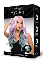 Load image into Gallery viewer, Ariel Premium Stylable Wig-Pink/Turq