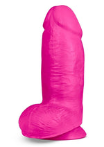 Load image into Gallery viewer, Au Naturel Bold Chub Dildo with Suction Cup and Balls - Pink - 10in
