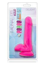 Load image into Gallery viewer, Au Naturel Bold Delight Dildo with Suction Cup - Pink - 6in
