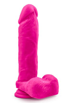 Load image into Gallery viewer, Au Naturel Bold Massive Dildo with Suction Cup - Pink - 9in
