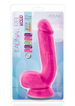 Load image into Gallery viewer, Au Naturel Bold Pound Dildo with Suction Cup - Pink - 8.5in
