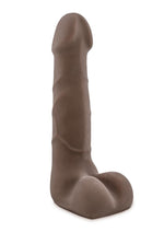 Load image into Gallery viewer, Au Naturel Derrick Dildo - Chocolate - 7in
