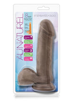 Load image into Gallery viewer, Au Naturel Sensa Feel Dildo - Chocolate - 8in

