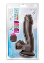 Load image into Gallery viewer, Au Naturel Troy Dildo - Chocolate - 6in

