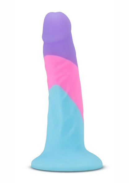 Avant D15 Vision Of Love Silicone Dildo - Multicolor - 5.5in