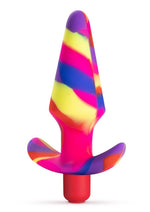 Load image into Gallery viewer, Avant Free Spirit Scarlet Silicone Vibrating Anal Plug - Multicolor