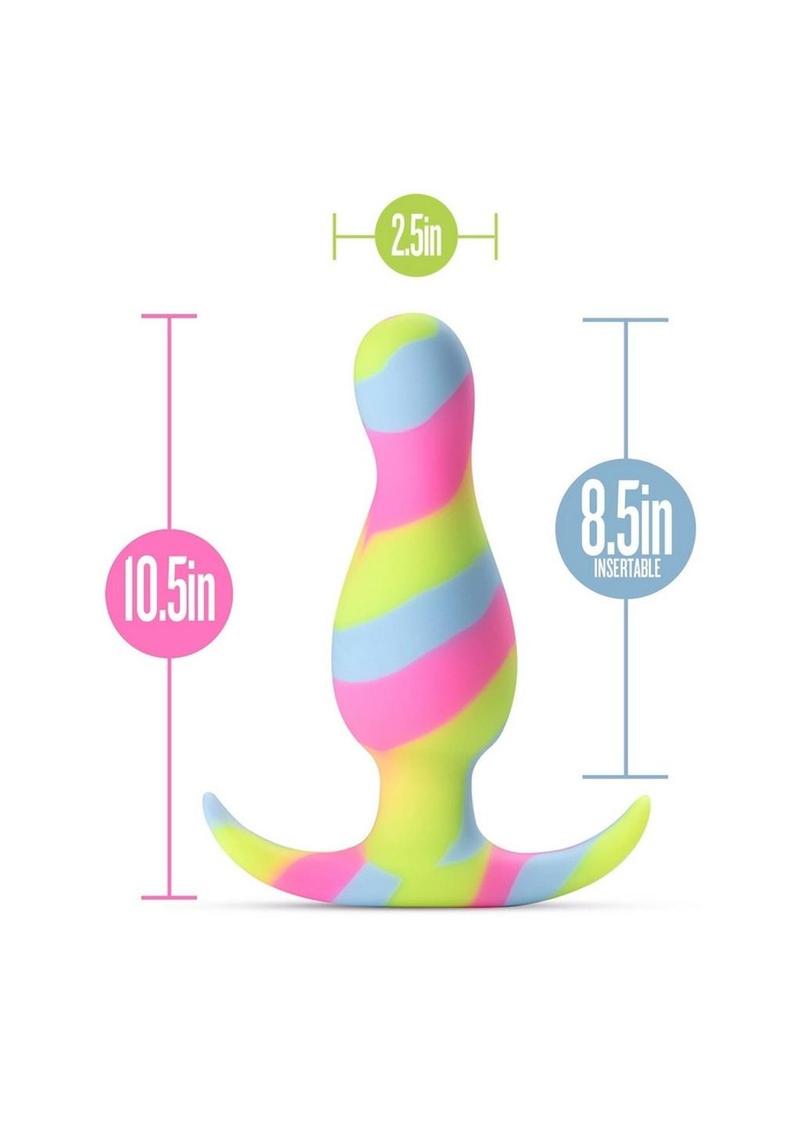 Avant Kaleido Lime Silicone Anal Plug