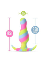 Load image into Gallery viewer, Avant Kaleido Lime Silicone Anal Plug