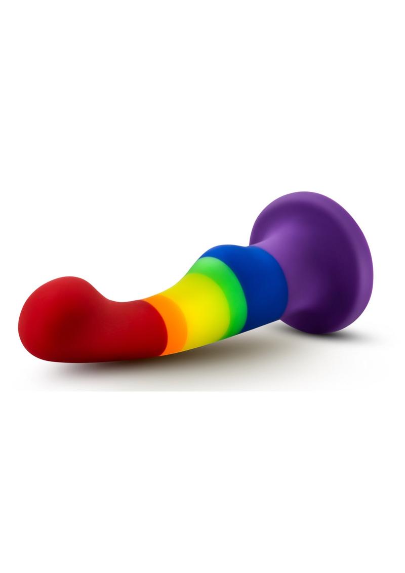 Avant Pride P1 Freedom Silicone Dildo - Multicolor - 6in