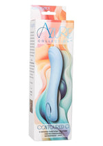 Load image into Gallery viewer, Azure Collection Contoured G Rechargeable Silicone Vibrator - Blue

