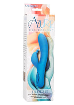 Load image into Gallery viewer, Azure Collection Flutter G Rechargeable Silicone Vibrator - Blue
