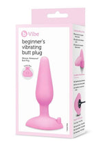Load image into Gallery viewer, B-Vibe Beginner's Vibrating Rechargeable Silicone Butt Plug - Pink