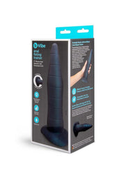 B-Vibe Fisting Anal Training Silicone Anal Probe - Purple