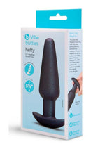 Load image into Gallery viewer, B-Vibe Hefty Weighted Silicone Anal Plug - Black
